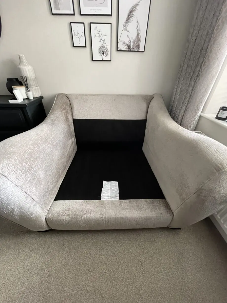 Sofology ‘Renata’ 3 Seater Sofa & Loveseat - Grey Chenille