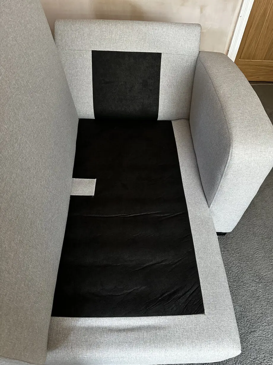 Light Grey DFS Right Hand Facing Chaise End 3 Seater Sofa (Layla)