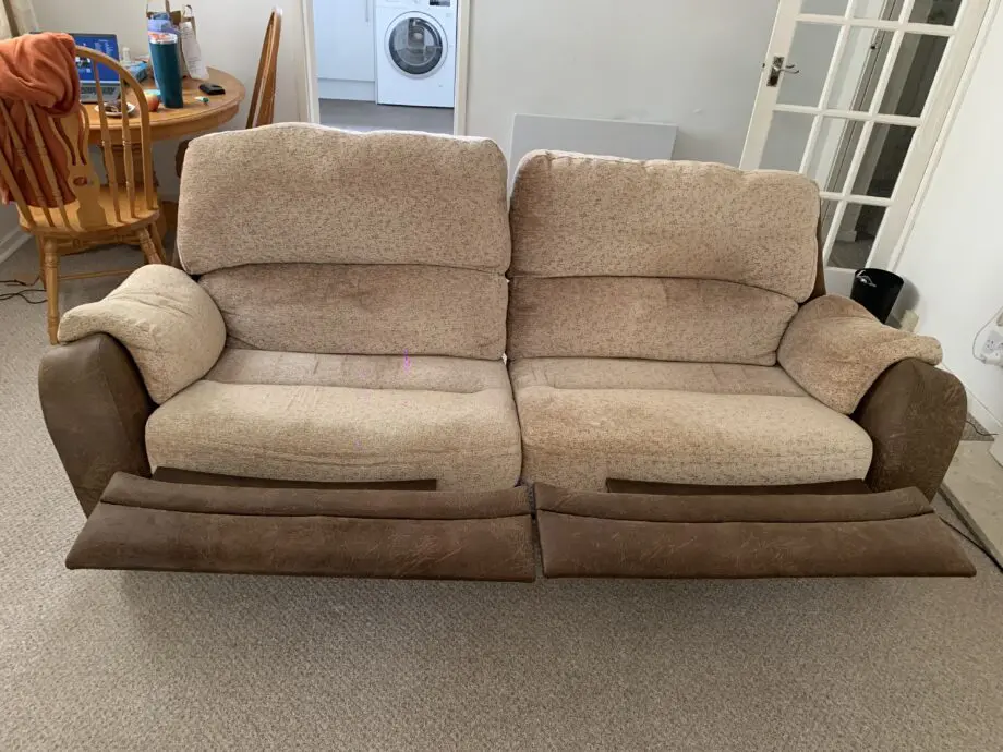Kevin France+ivory+living room+sofa 2 seater