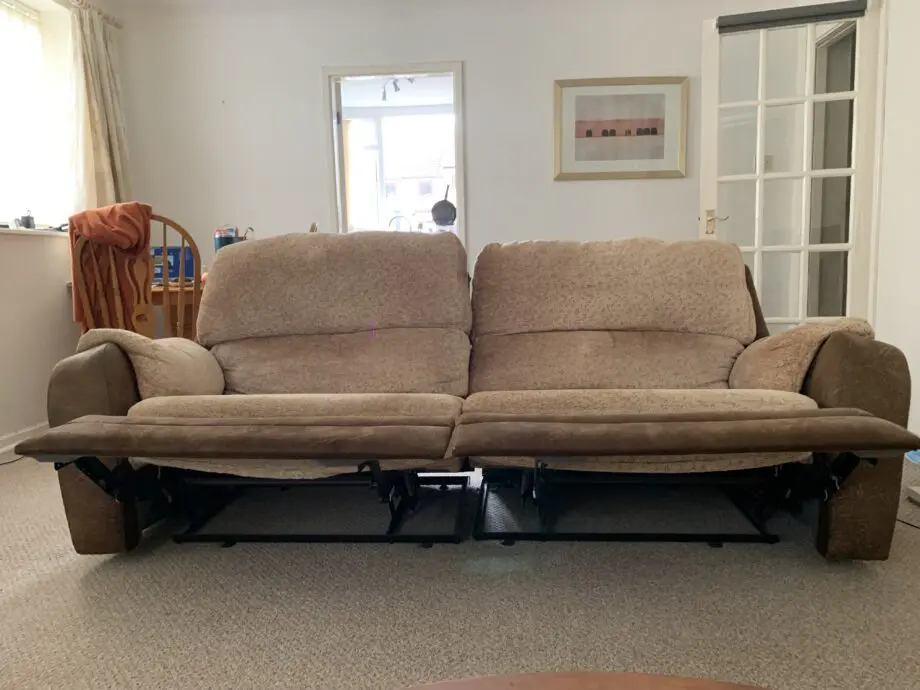 Kevin France+ivory+living room+sofa 2 seater