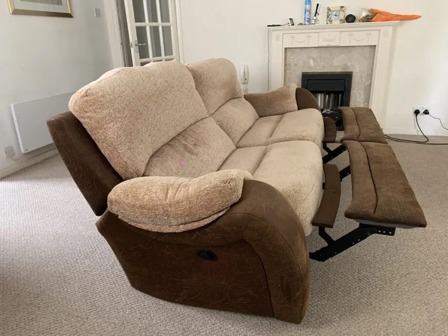Kevin France+ivory+living room+sofa 2 seater