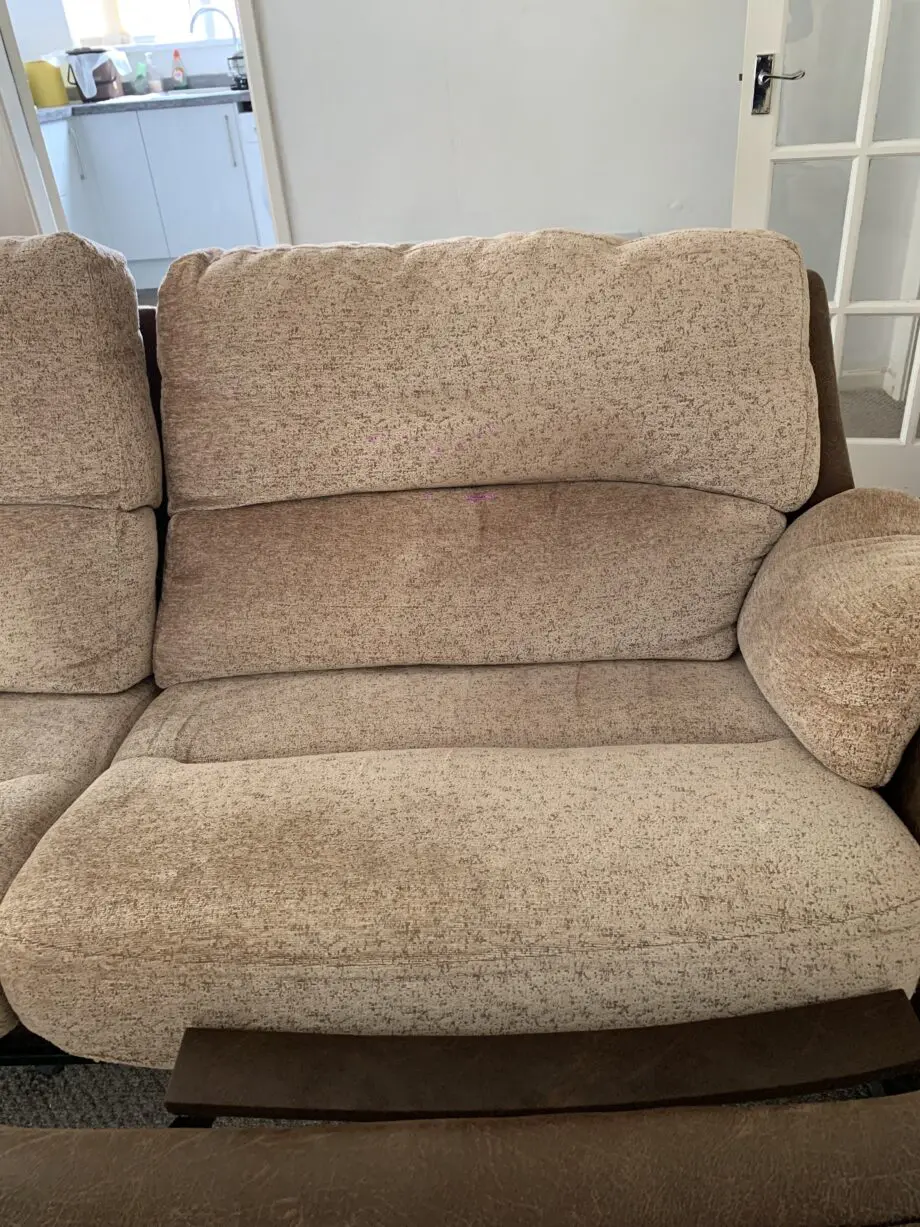 Kevin France+ivory+living room+sofa 2 seater