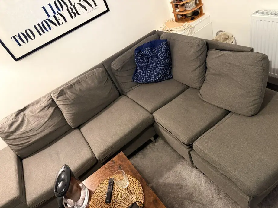 Right corner sofa