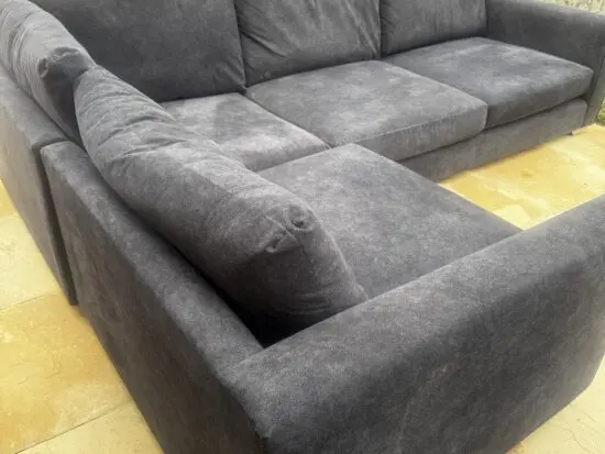 Sofology majestic corner/love seat and foot stool