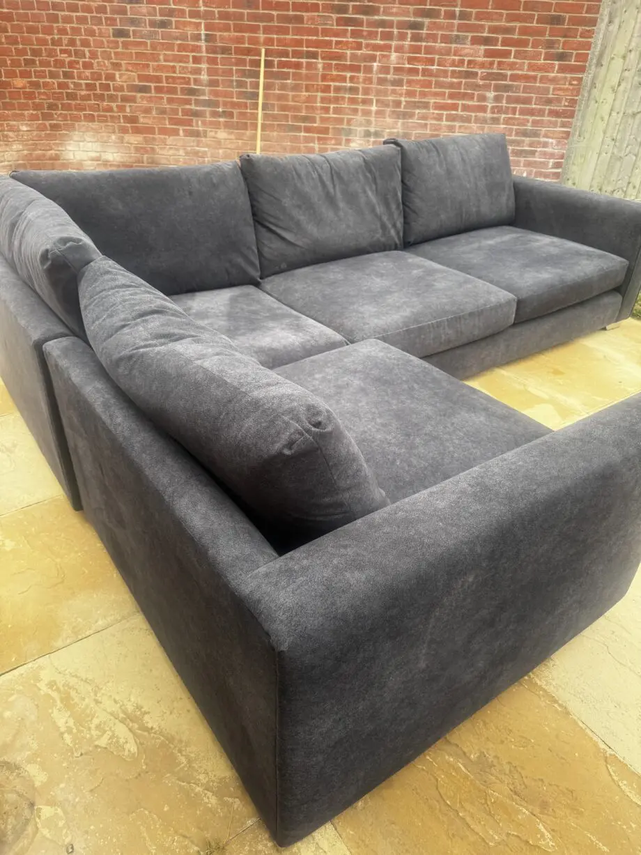 Sofology majestic corner/love seat and foot stool