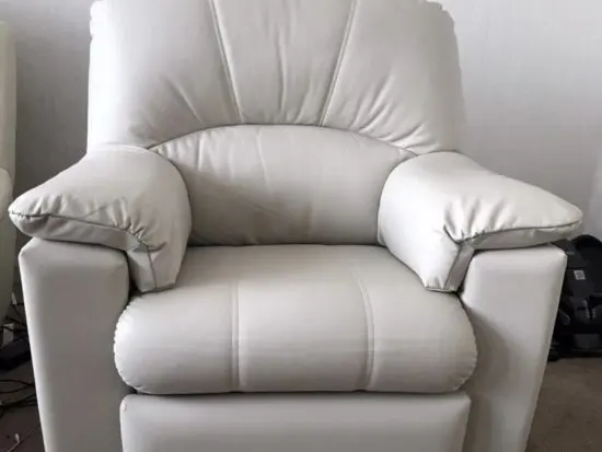 Chloe luxury leather power recliner armchair