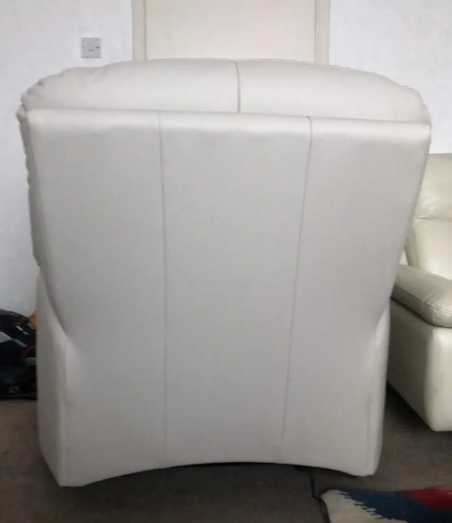 Chloe luxury leather power recliner armchair