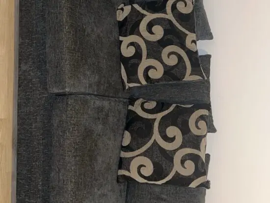 3 seater & 2 seater grey sofa set