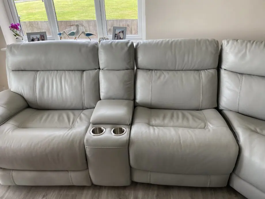 Brand New DFS Leather Corner reclining Sofa
