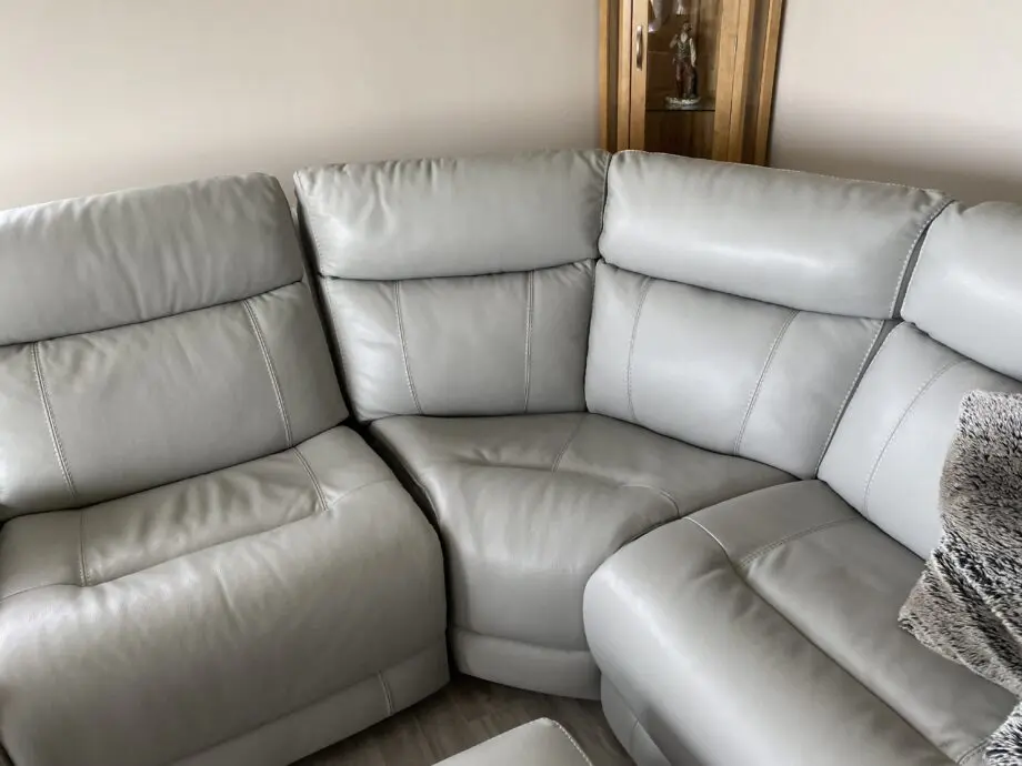 Brand New DFS Leather Corner reclining Sofa