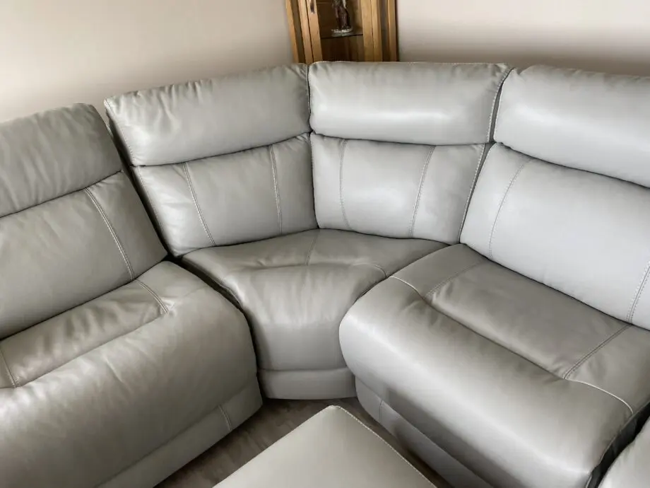Brand New DFS Leather Corner reclining Sofa