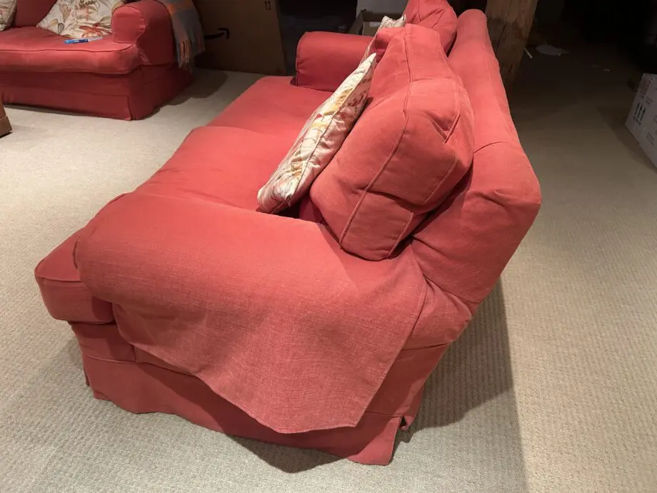 Yorkshire Sofa Company Havana Paprika medium sofa and matching chair