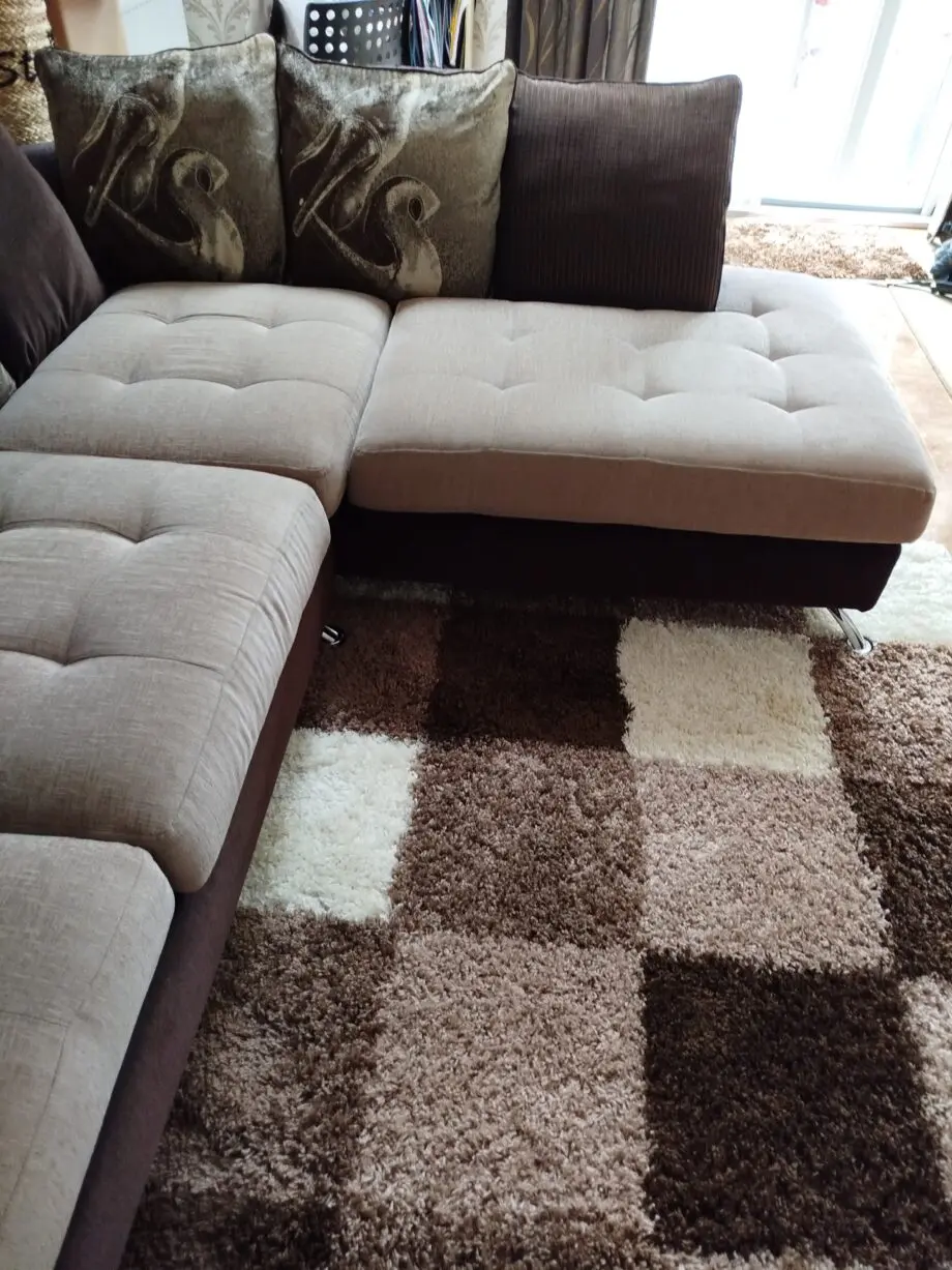 beige/brown sofa