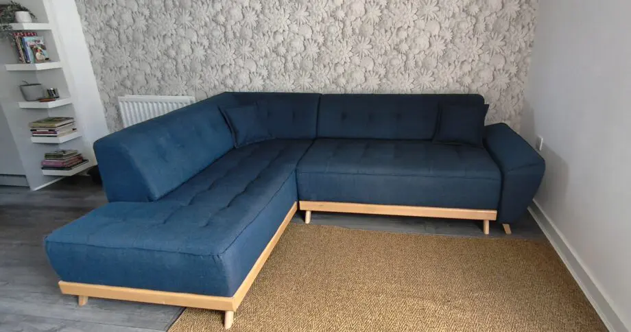 Modern left hand corner sofa