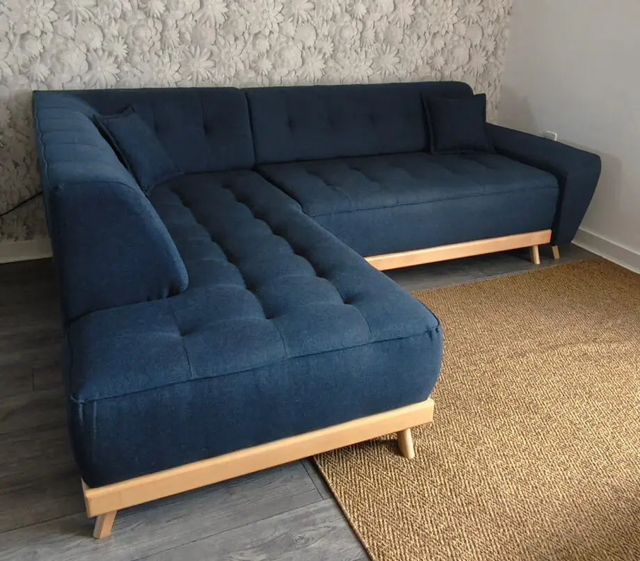 Modern left hand corner sofa