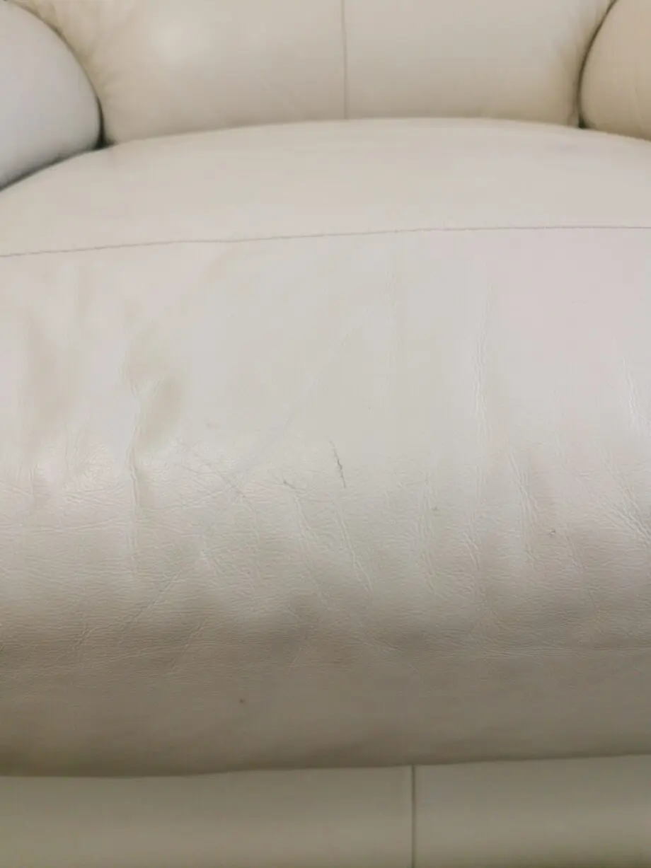 Leather electric reclinable armchair