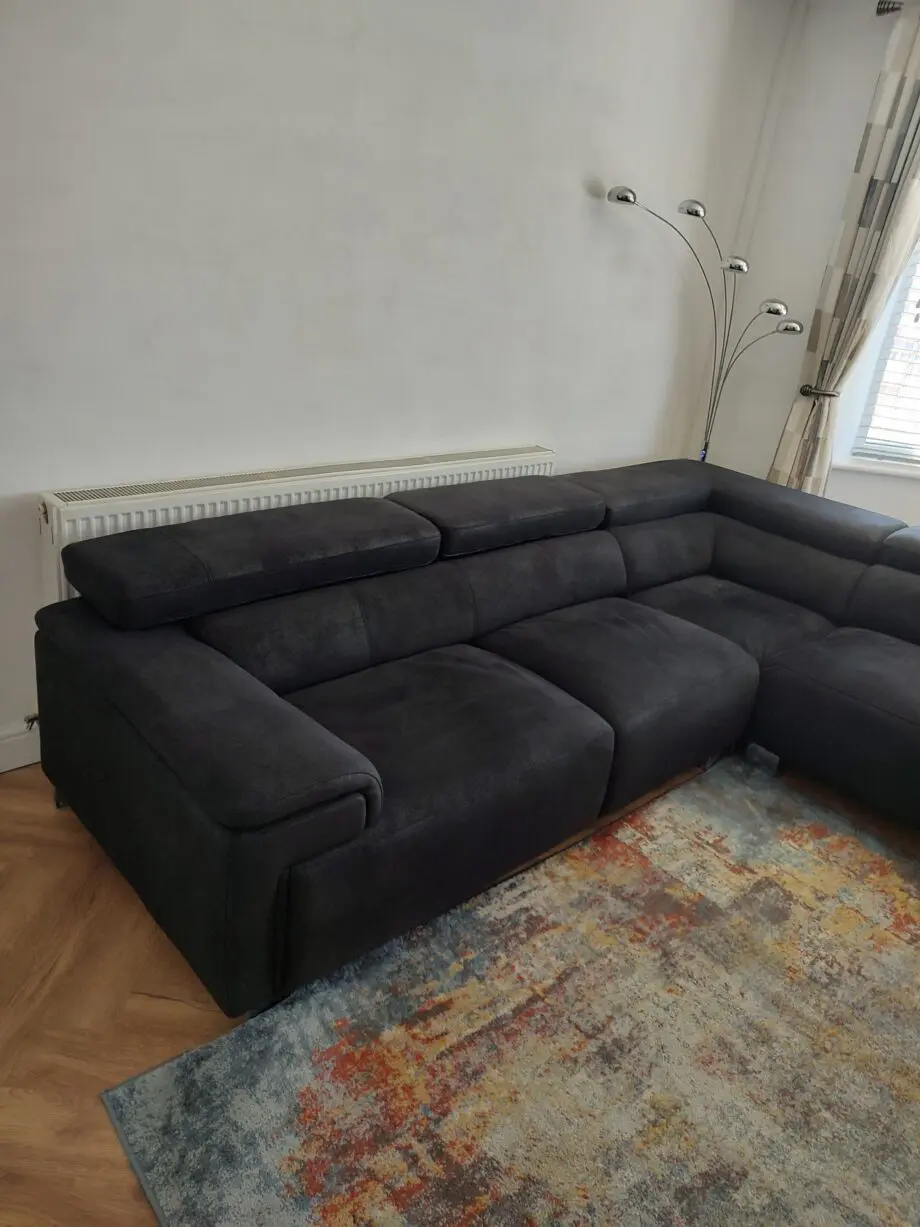 Wayfair black corner sofa