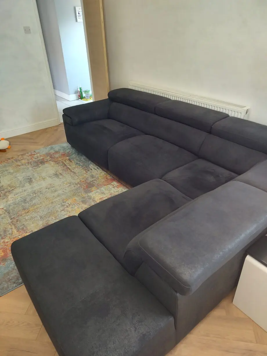 Wayfair black corner sofa