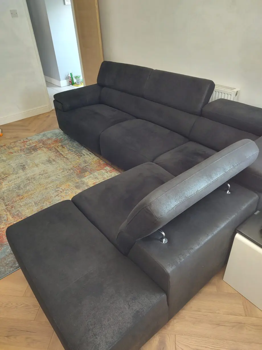 Wayfair black corner sofa