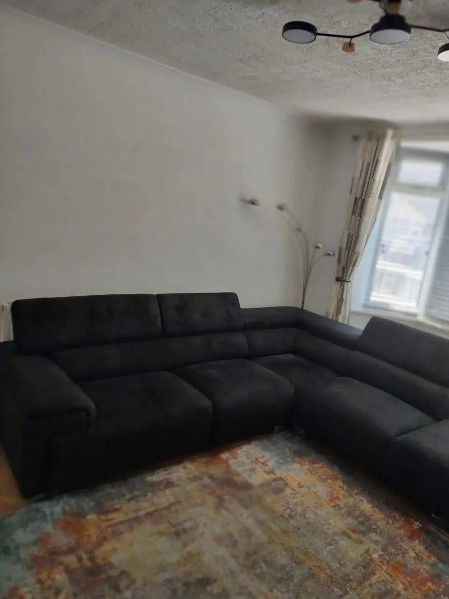 Wayfair black corner sofa