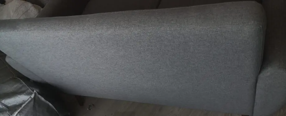 Next 2 seater compact sofa with wooden mid legs -Grey