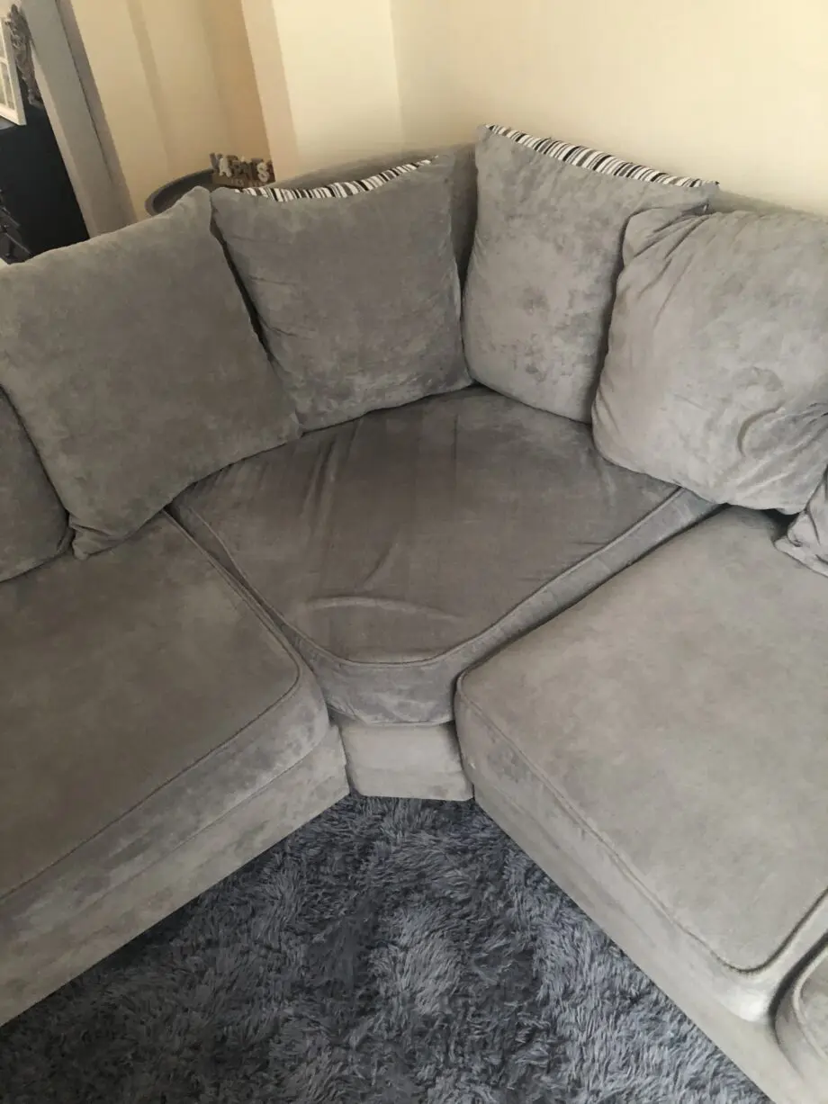 Grey Verona corner sofa