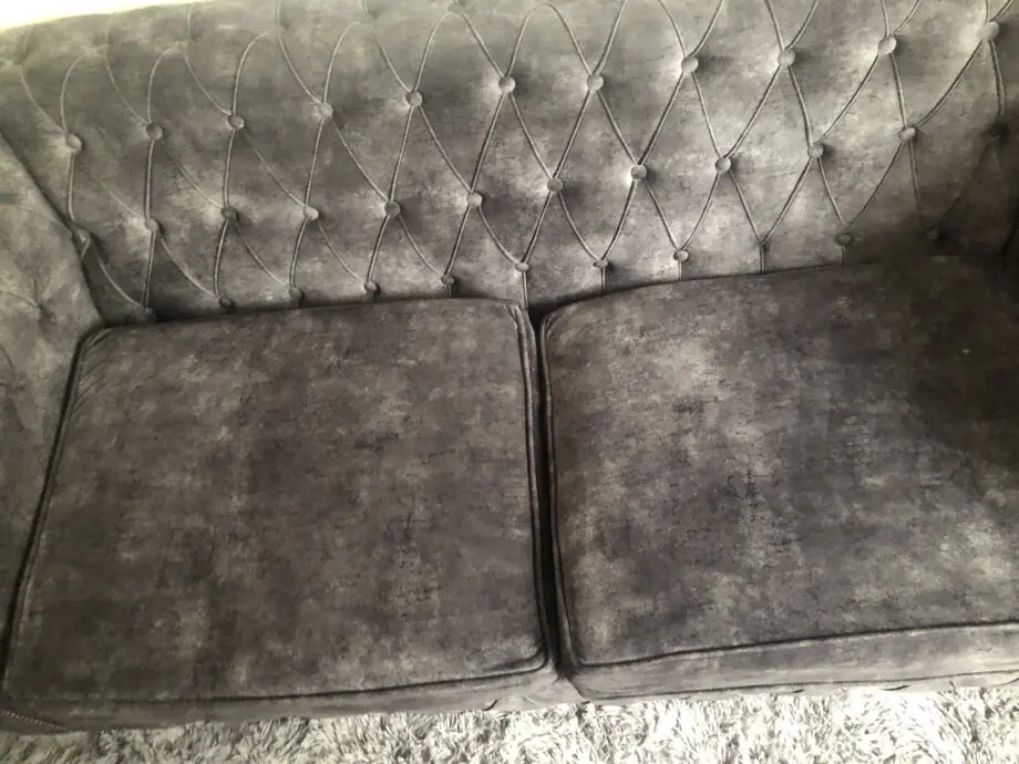 Charcoal chesterfield 3 and 2