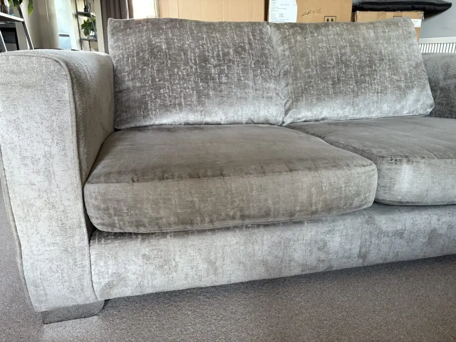 Sofology Majestic Truffle Grey Chenille 2 seater sofa