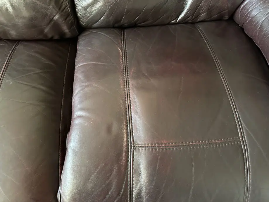 Brown leather recliner sofa set 3+2