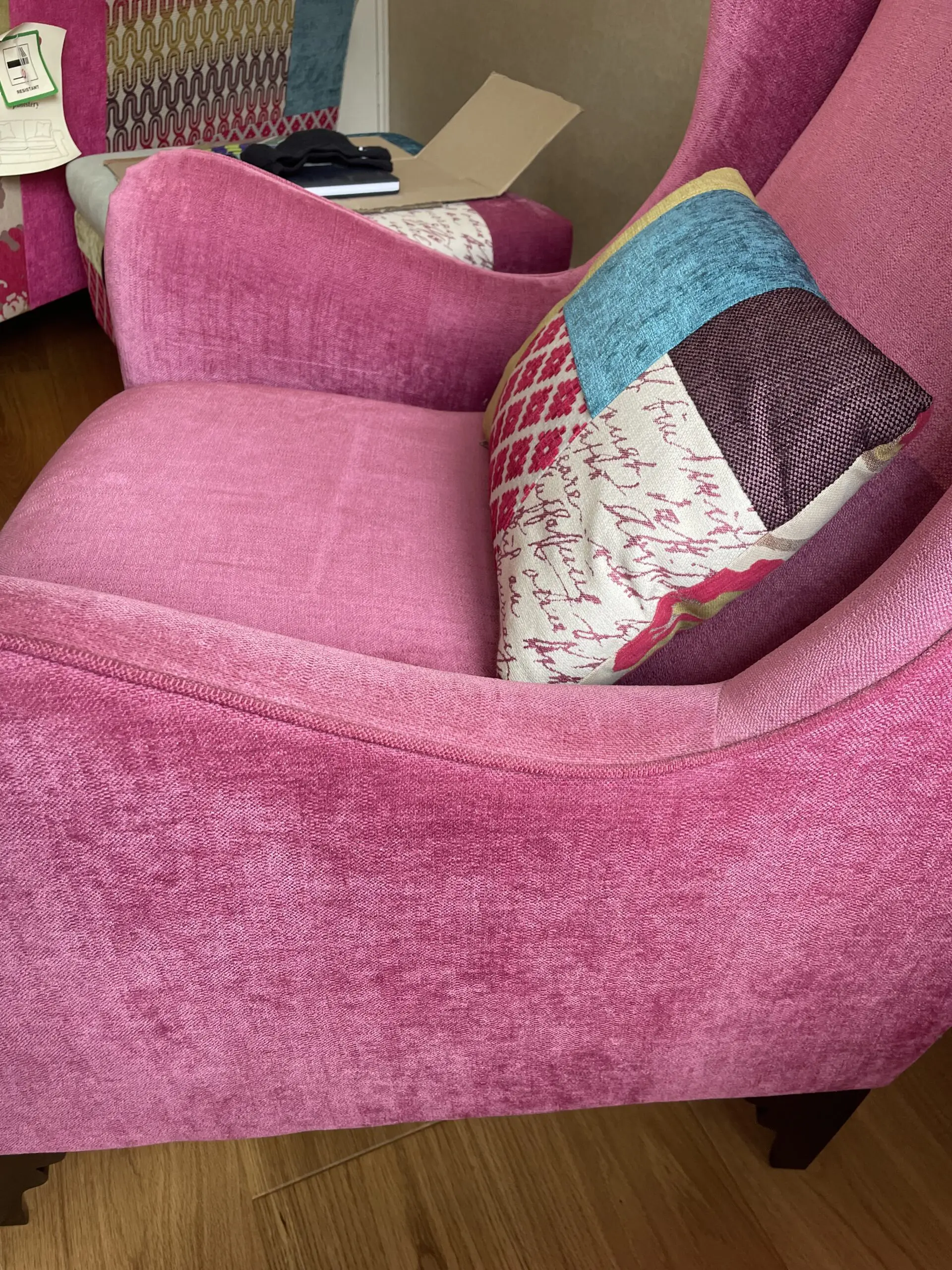 DFS patchwork sofa set