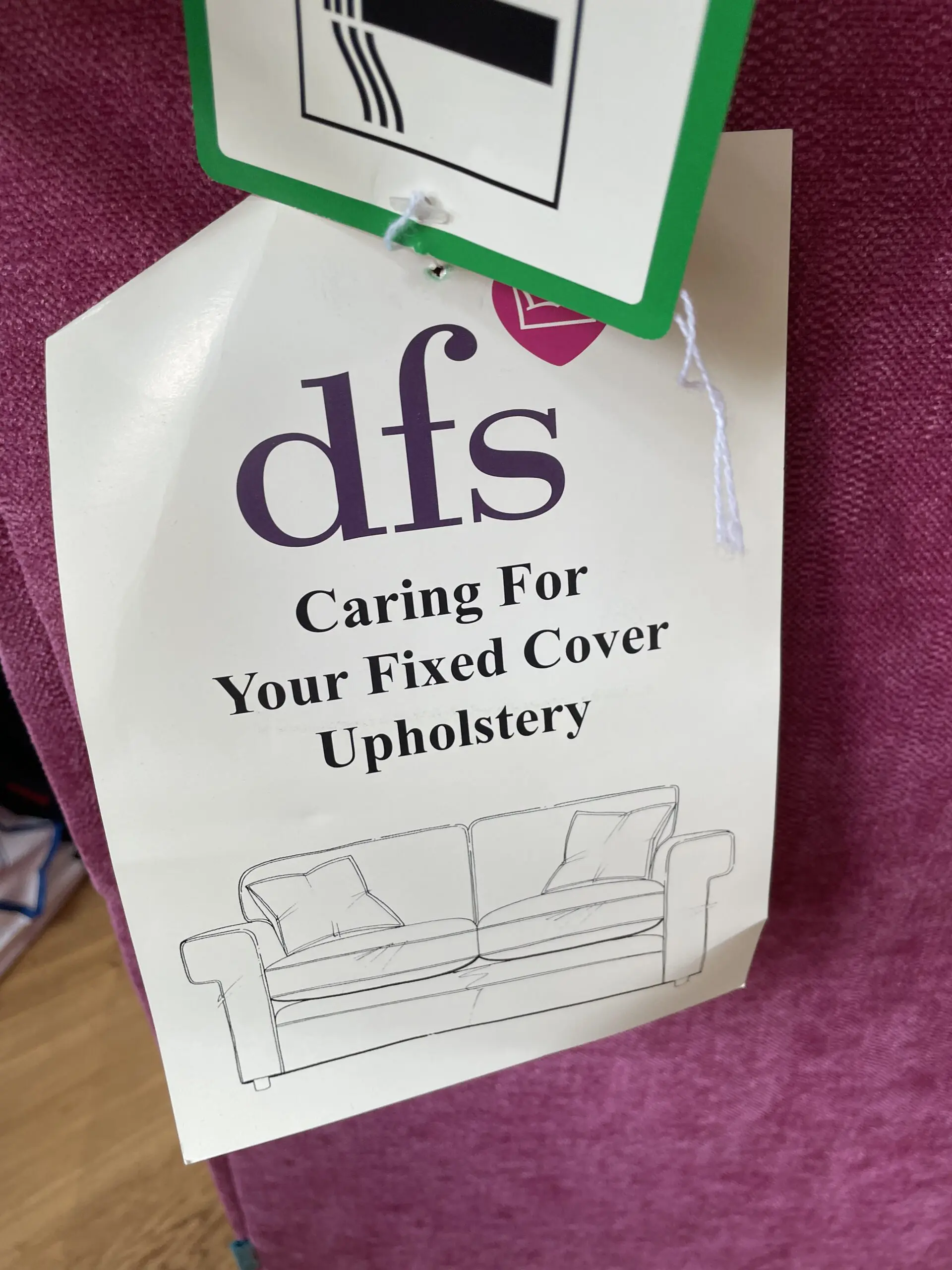 DFS patchwork sofa set