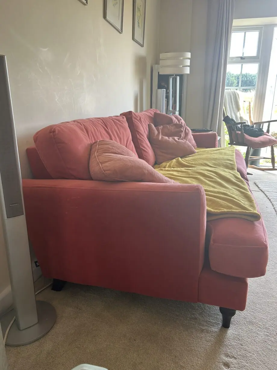 Joules Patterdale 4 seater sofa orange