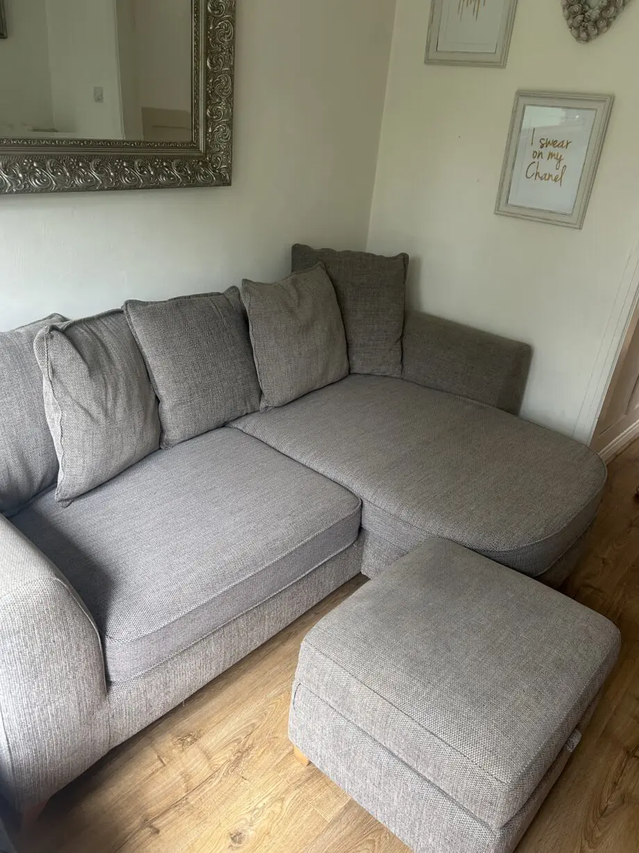 Dfs sofa grey brown