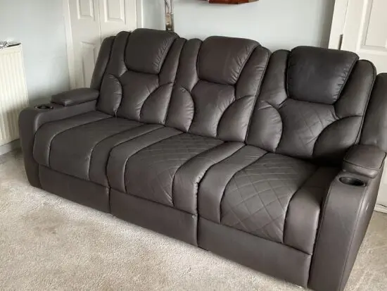 2 and 3 seater cinema sofas both electric set