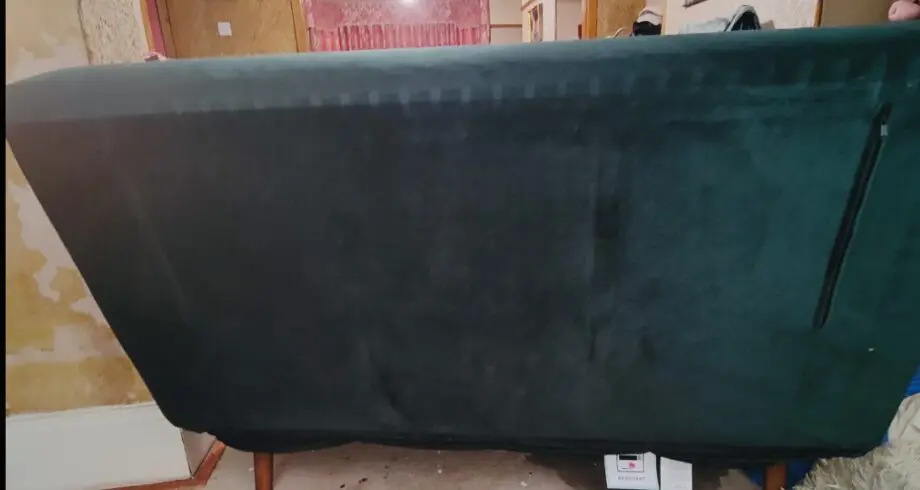 MADE Haru 2.5 Seater Sofa Bed, Moss Green