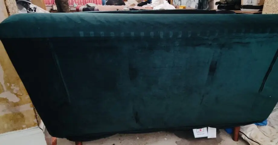 MADE Haru 2.5 Seater Sofa Bed, Moss Green