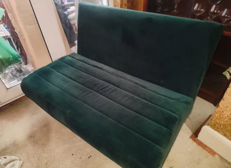 MADE Haru 2.5 Seater Sofa Bed, Moss Green
