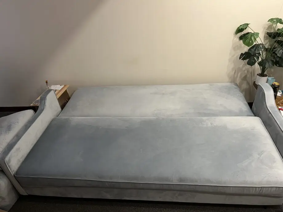Wayfair Baby blue Priya 3 Seater Sofa Bed
