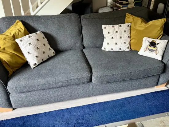 Grey 3 Seater Sofa - DFS Dominique