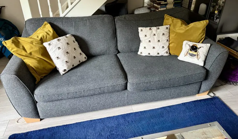 Grey 3 Seater Sofa - DFS Dominique