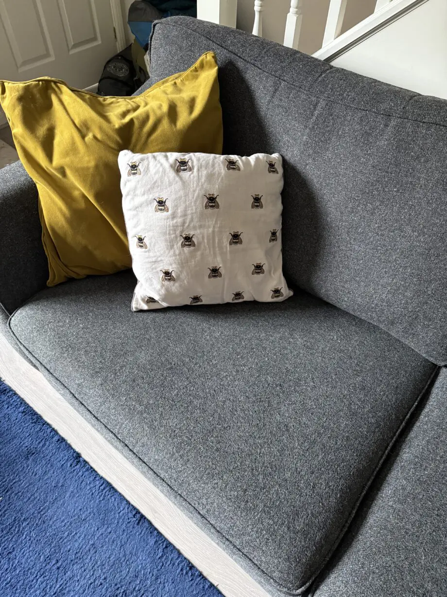 Grey 3 Seater Sofa - DFS Dominique