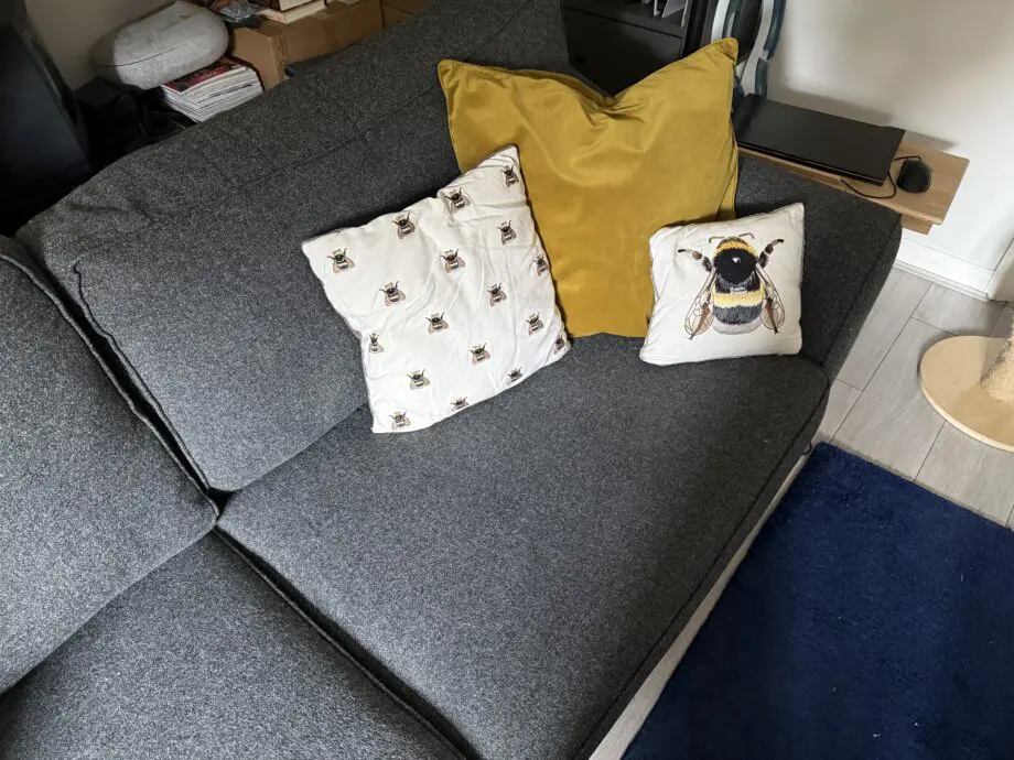 Grey 3 Seater Sofa - DFS Dominique