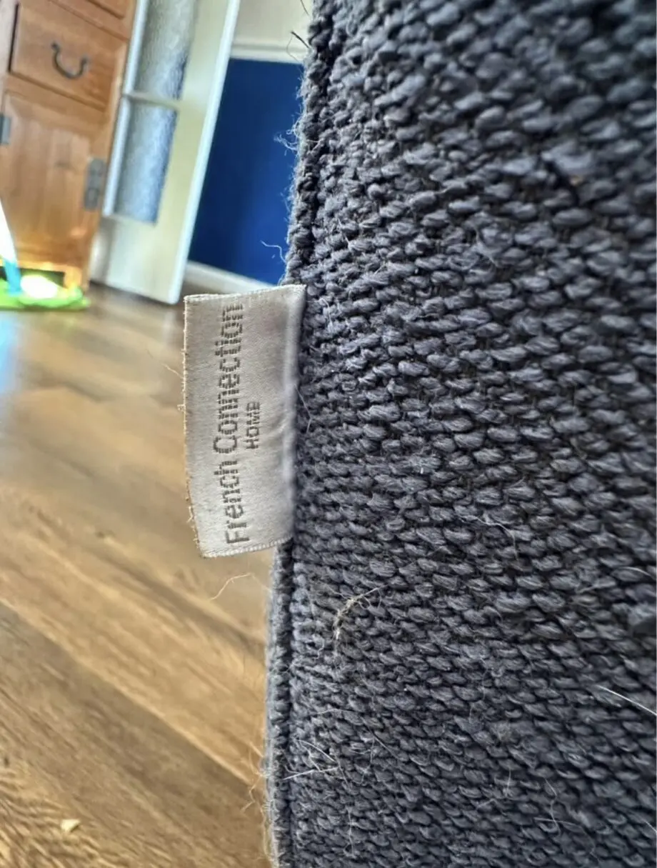 French connection recliner sofa