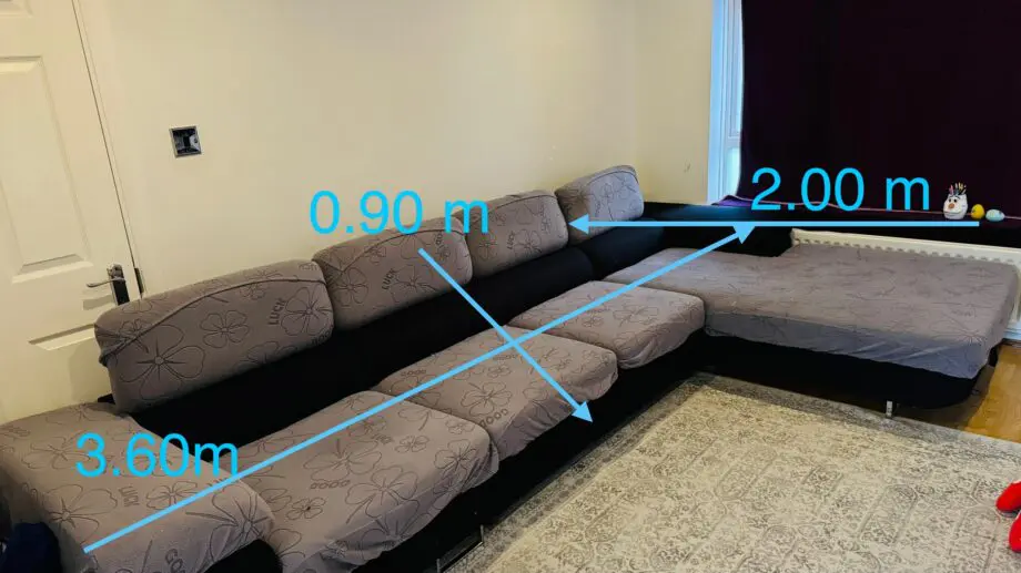 Sofa Bargain-Black corner sofa extendable made in Poland.