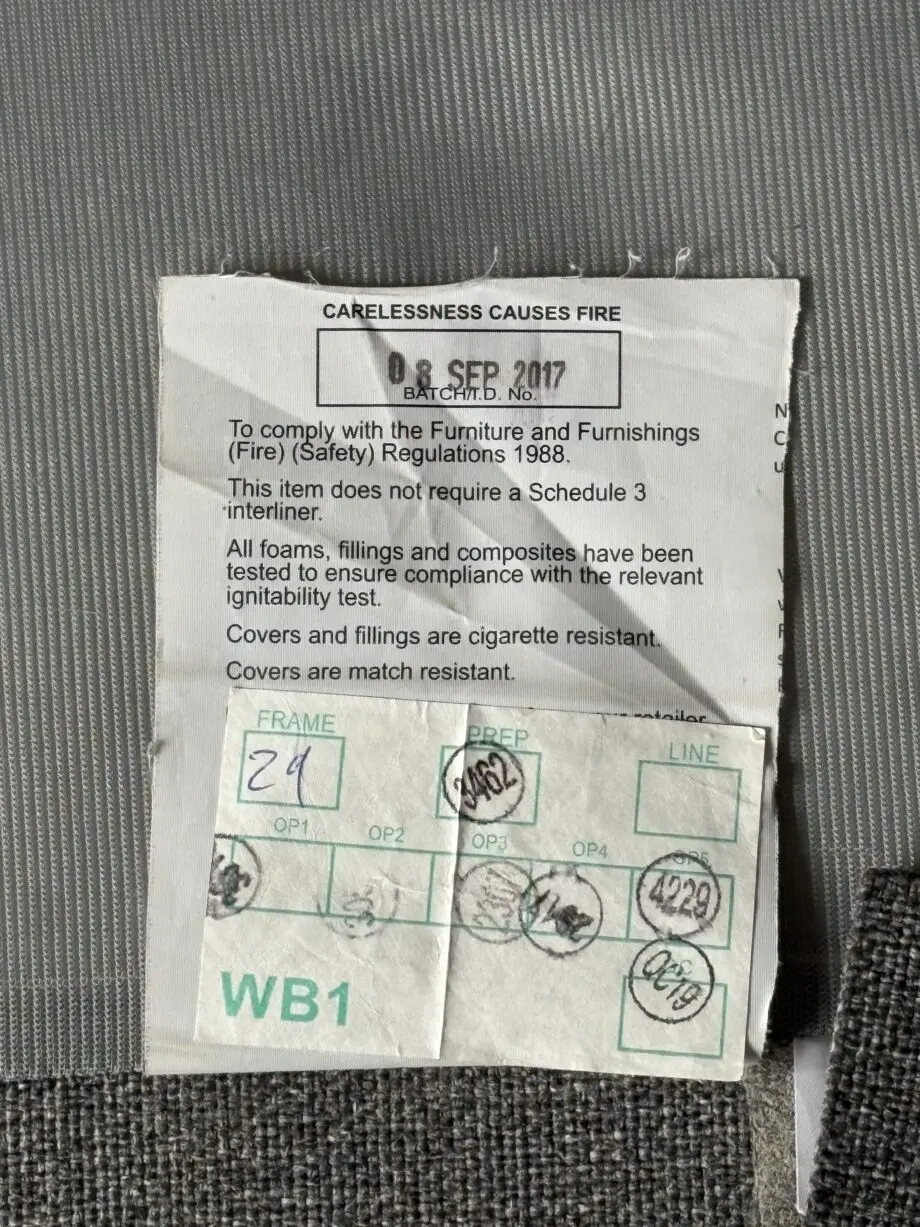 M&S Grey 3 Seater Sofa