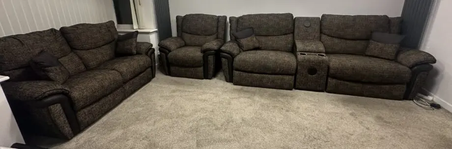 SCS 7 Seater Recliner Set with Console