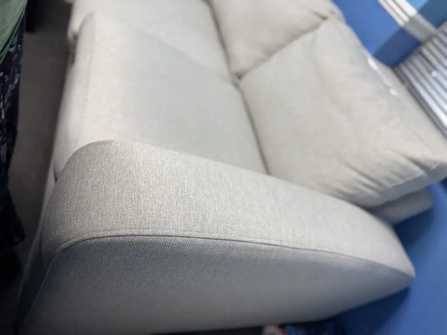 DFS Layla 2-Seater Sofa – Light Grey with Storage | Excellent Condition