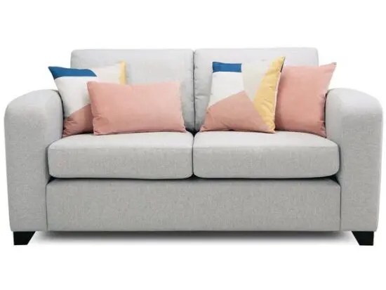 DFS Layla 2-Seater Sofa – Light Grey with Storage | Excellent Condition