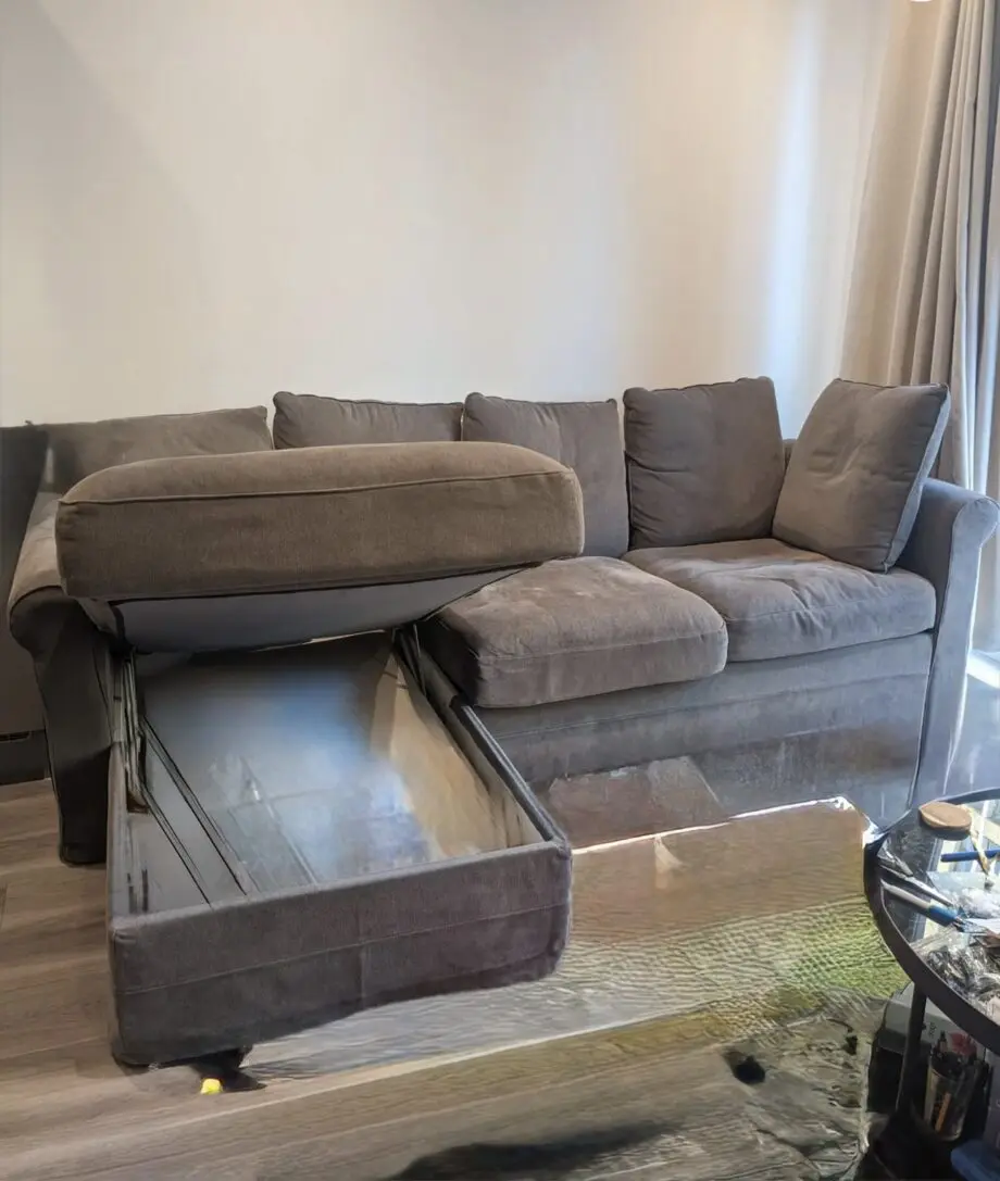 Ikea Gronlid grey Ottoman sofa