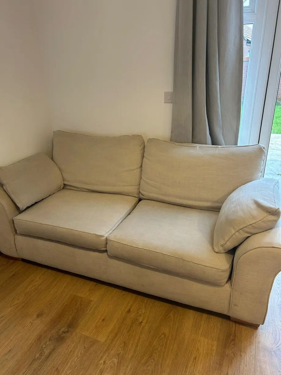 Next oatmeal/natural/oyster 2 seater sofa